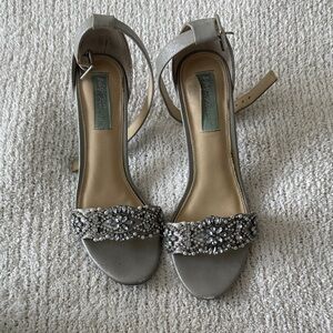 Elegant Silver Women's High Heels